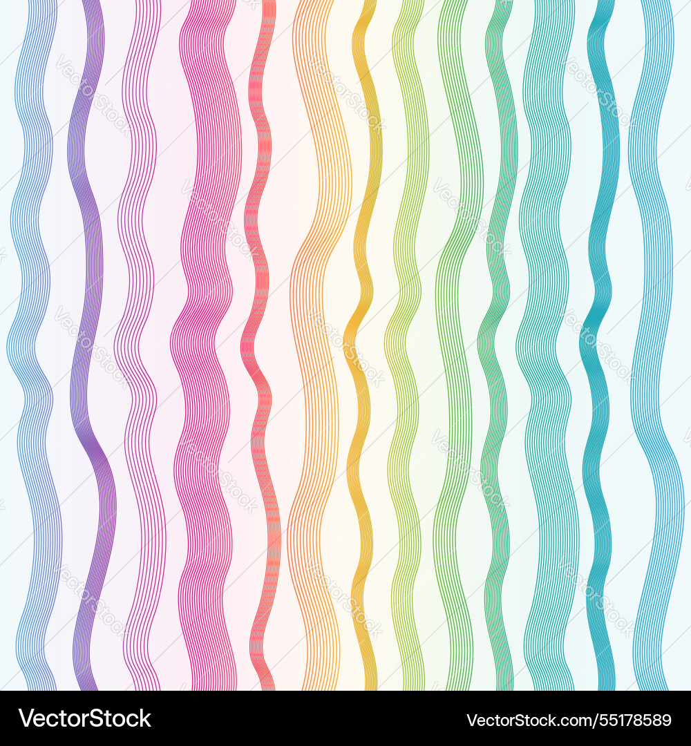 Abstract rainbow gradient seamless pattern vector image