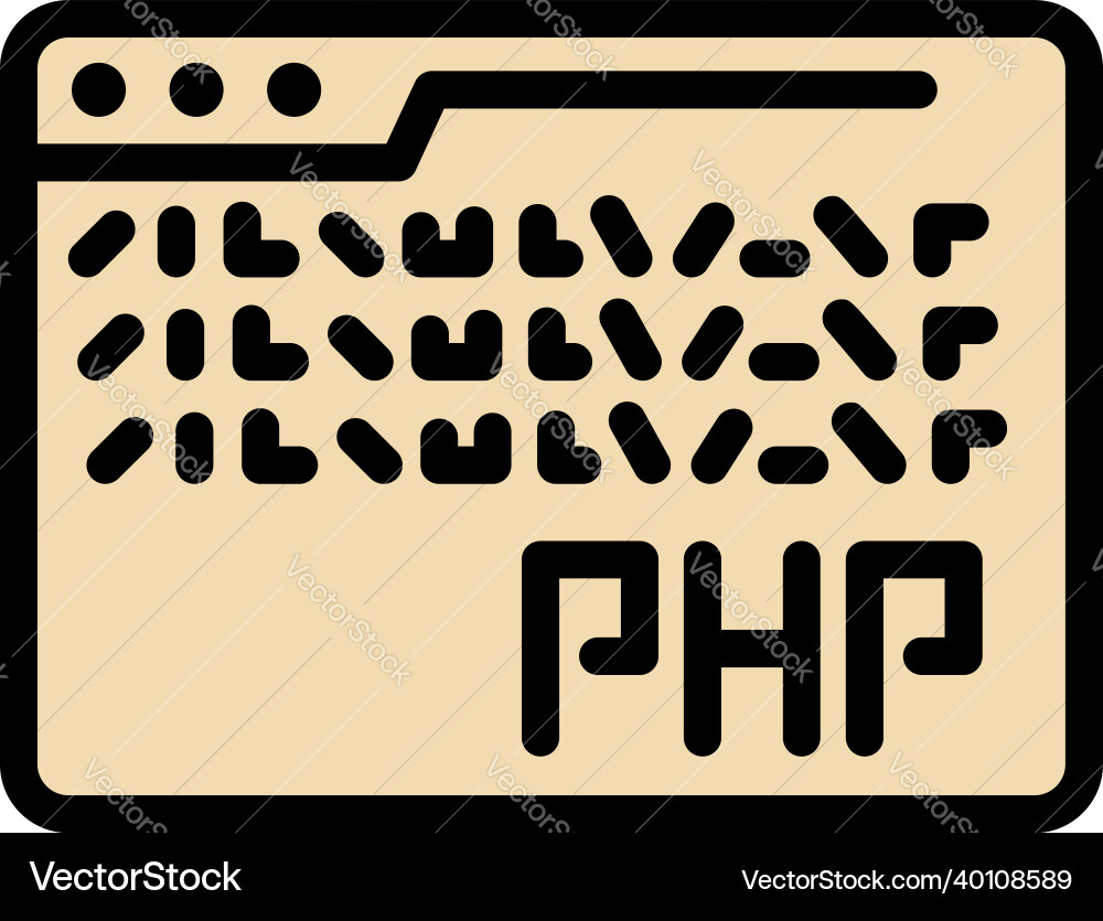 Website browser icon color outline Website browser icon color outline vector image