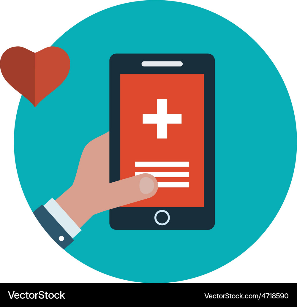 Set of flat design concepts Vector Image