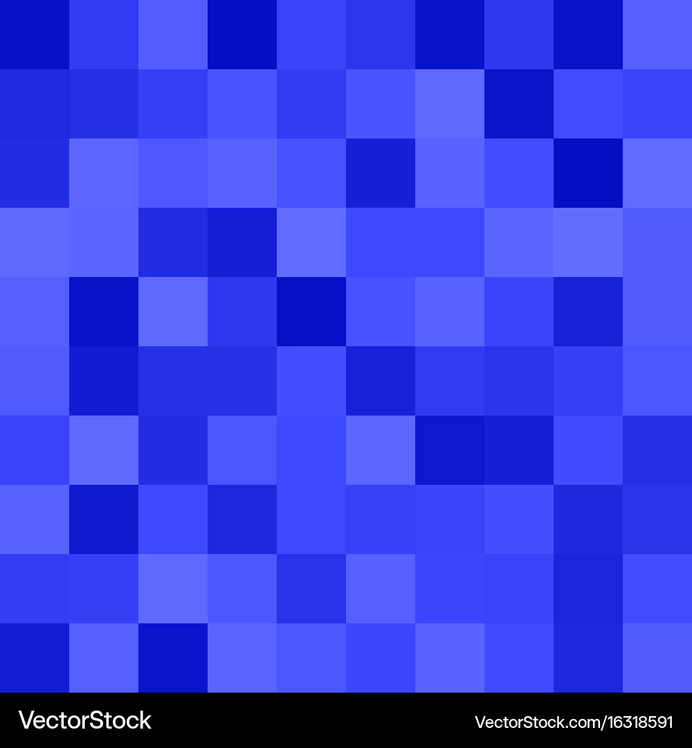 Geometric square pixel mosaic pattern background vector image