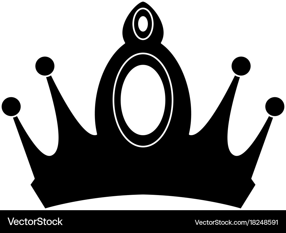 Queen Crown Icon (18248591) – Royalty-Free Vector | VectorStock, image size:1000x817