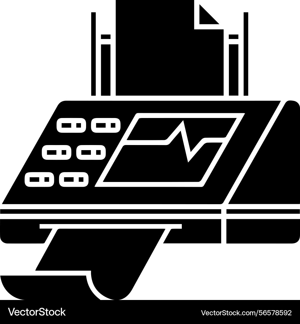 Computer printer icon symbol image Computer printer icon symbol image Vector Image