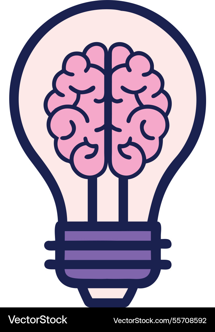 Fixed mindset innovation block vector image