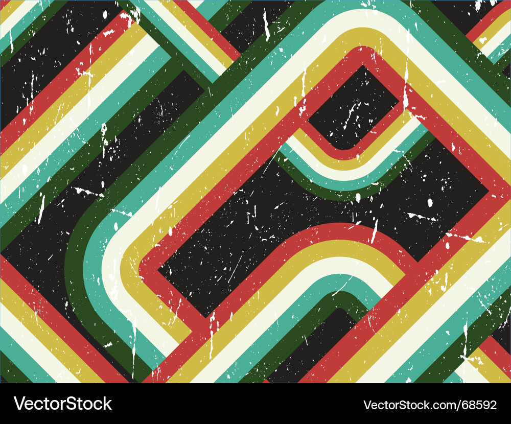 Retro Striped Pattern Vector Image