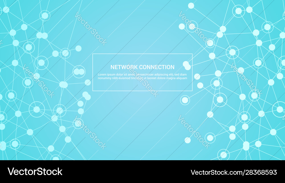 Digital network abstract template Digital network abstract template vector image