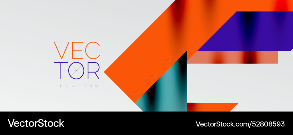 Dynamic lines and triangles Vector Image