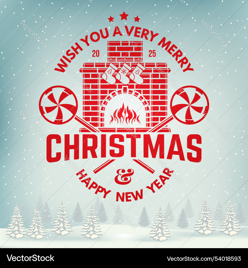 Wish you a very merry christmas and happy new year Wish you a very merry christmas and happy new year vector image