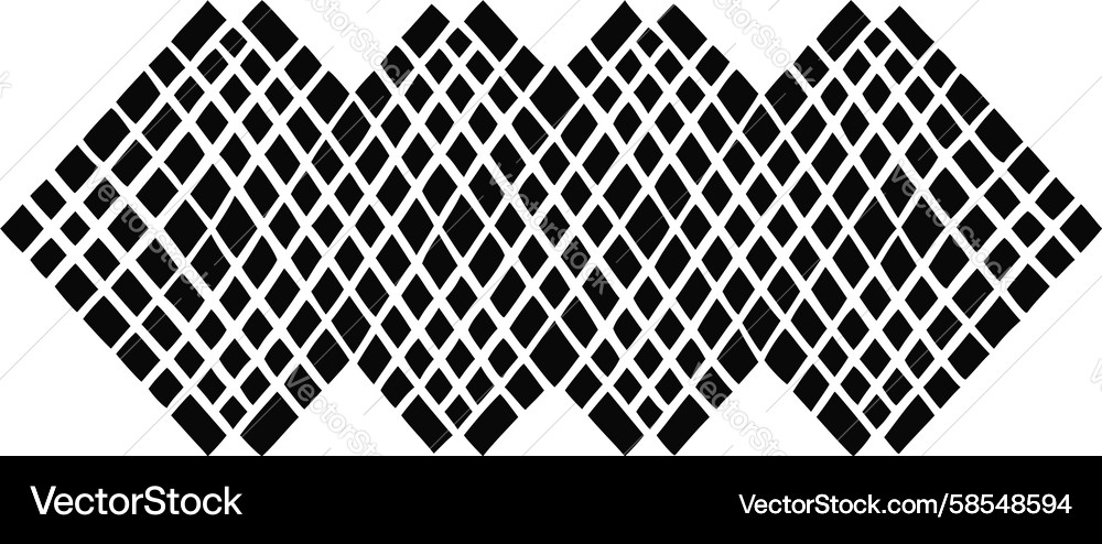 Diamond Grid Pattern - Abstract Vector Image