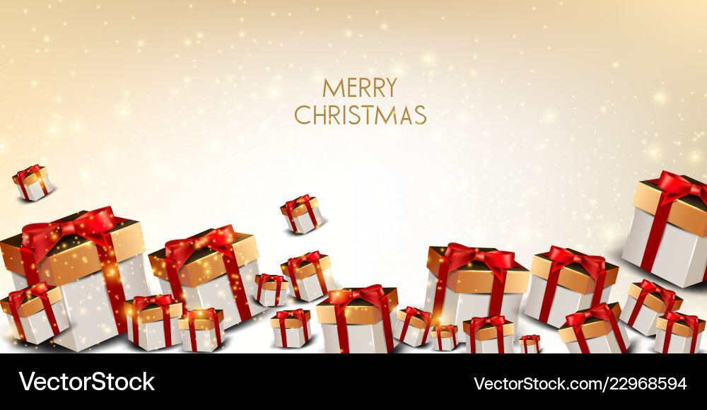 Eleganter Hintergrund mit Weihnachtsgeschenken Eleganter Hintergrund mit Weihnachtsgeschenken vektorbild