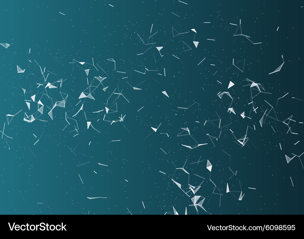Abstract Particle Network vector image
