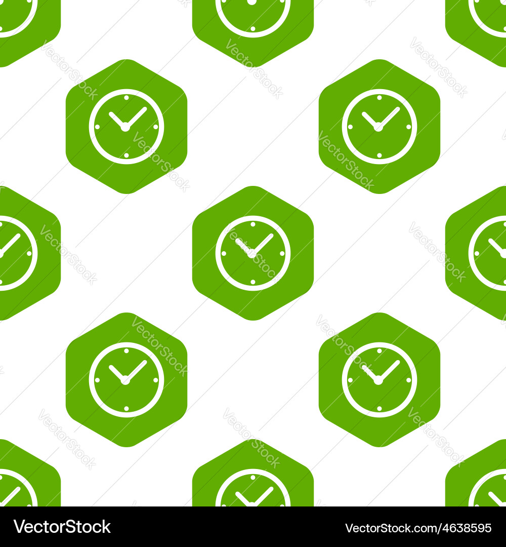 Clock pattern vector image