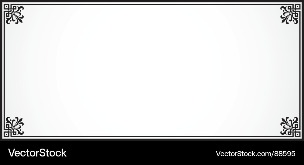 Elegant Frame Border vector image