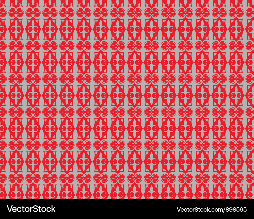 Red seamless pattern Vector Image