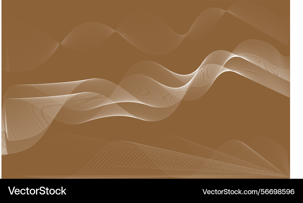 Abstract background with waves for banner Vector Image