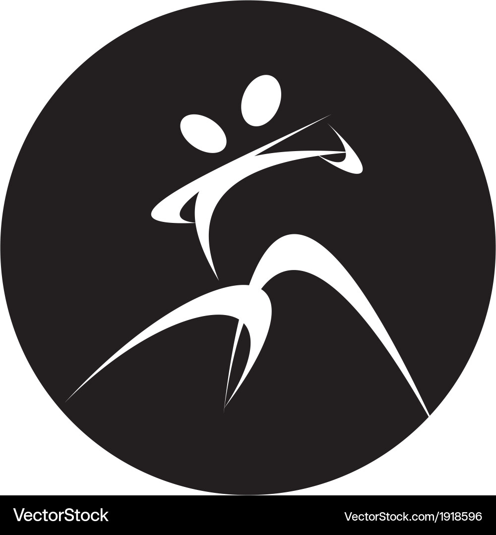 Ballroom Dancer Icon Vektorbild