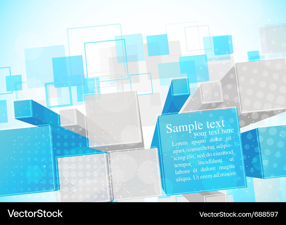 3d element Vector Image
