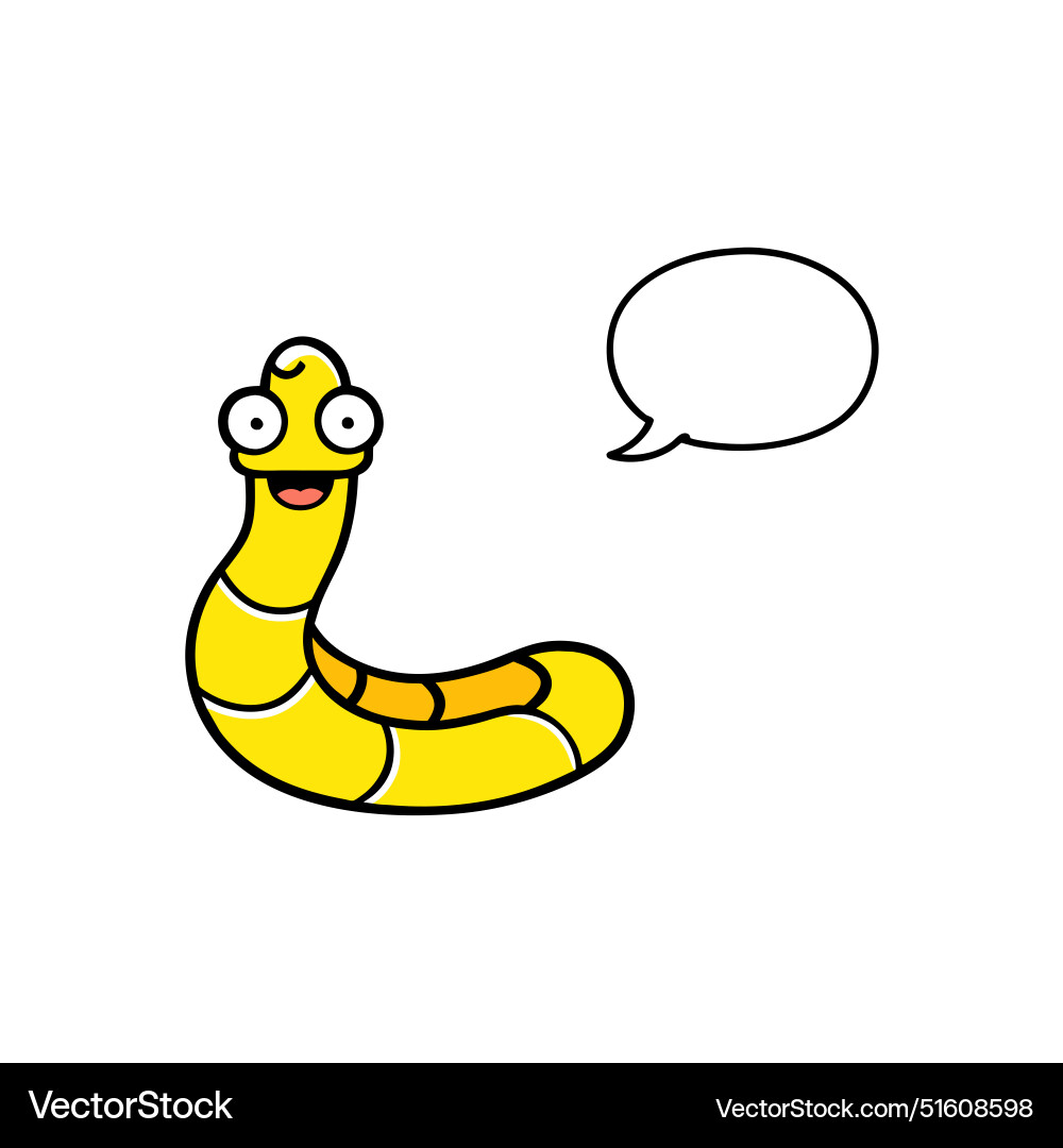 Banana ball python speaks icon Royalty Free Vector Image