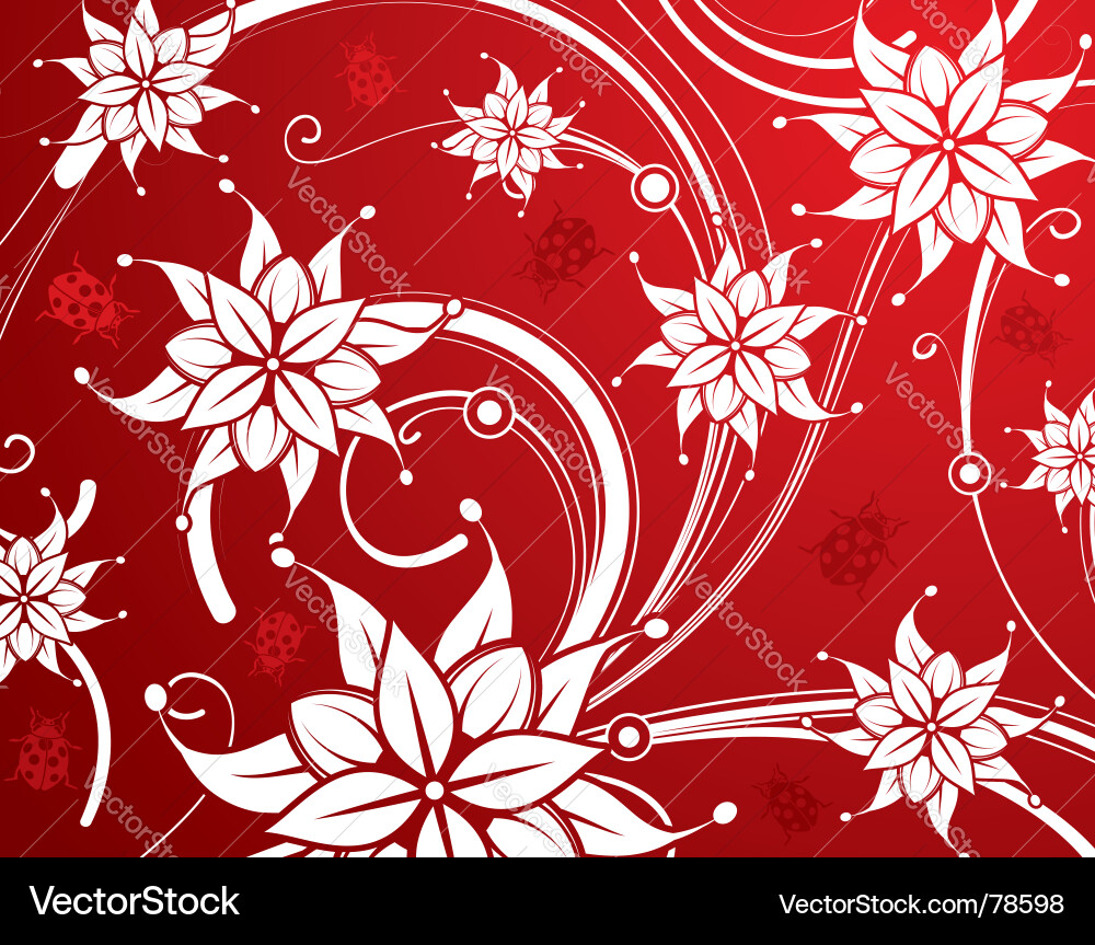Floral background Vector Image