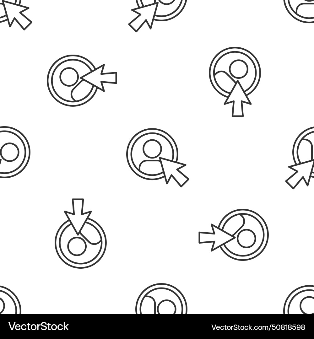 Grey line create account screen icon isolated Grey line create account screen icon isolated Vector Image