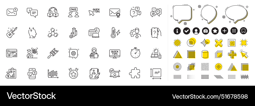 Set of verified mail web report and cogwheel line Set of verified mail web report and cogwheel line vector image