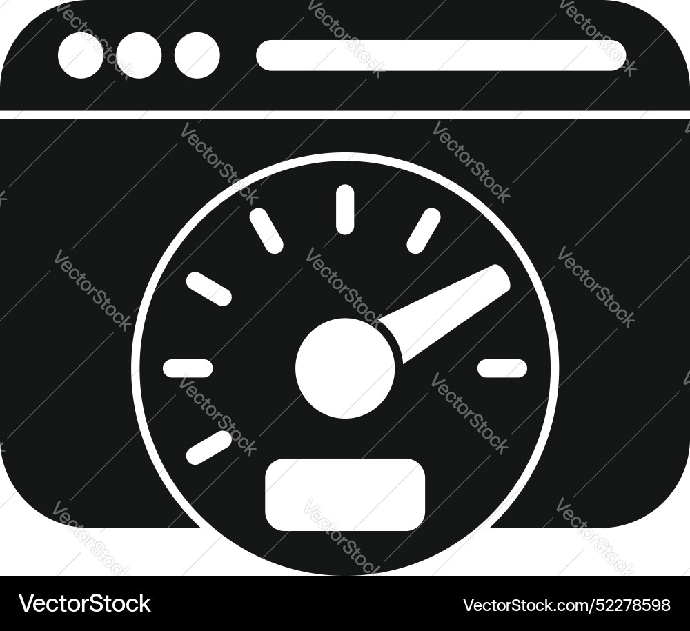 Website speed optimization showing fast loading Website speed optimization showing fast loading vector image