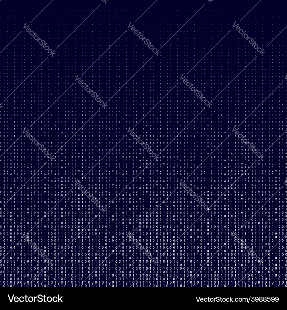 Binary Code Background vector image