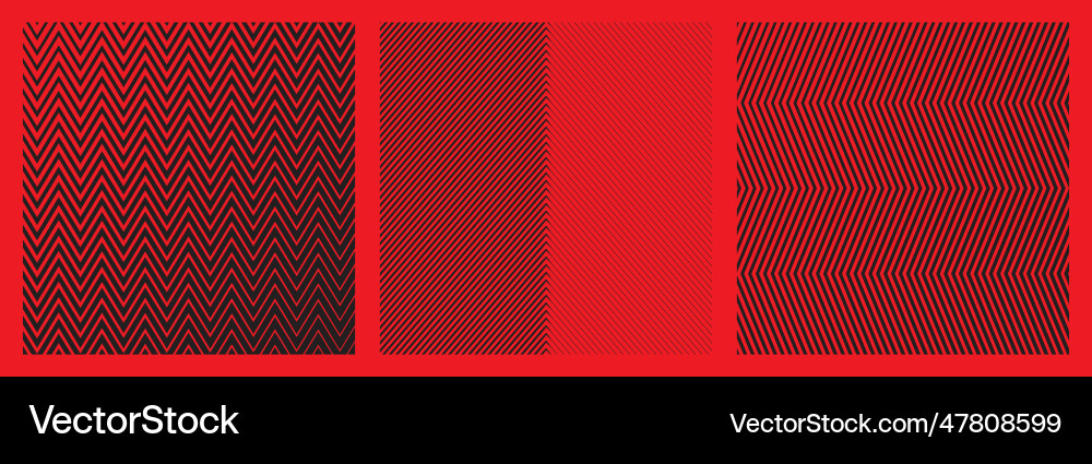 Set of wave zig zag oblique smooth lines pattern Set of wave zig zag oblique smooth lines pattern vector image