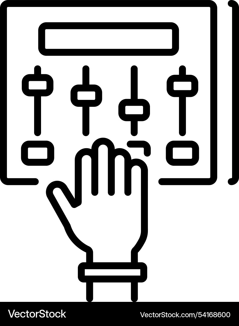 Crossfader Vector Image