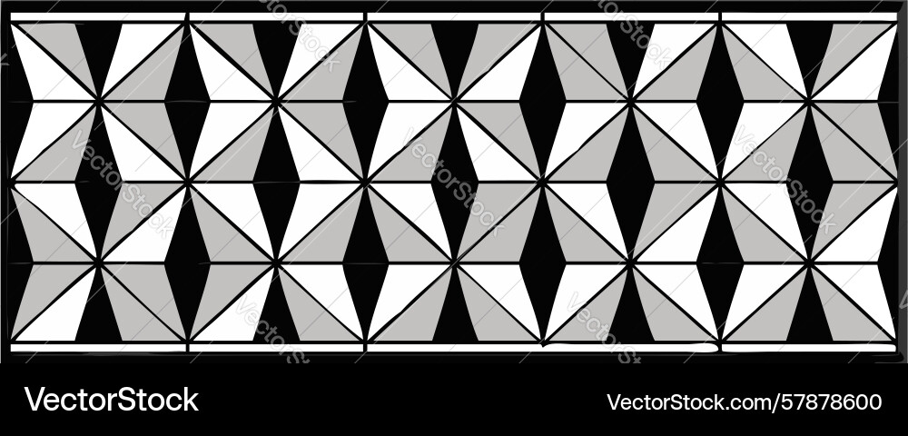 Interlocking geometric squares pattern abstract vector image