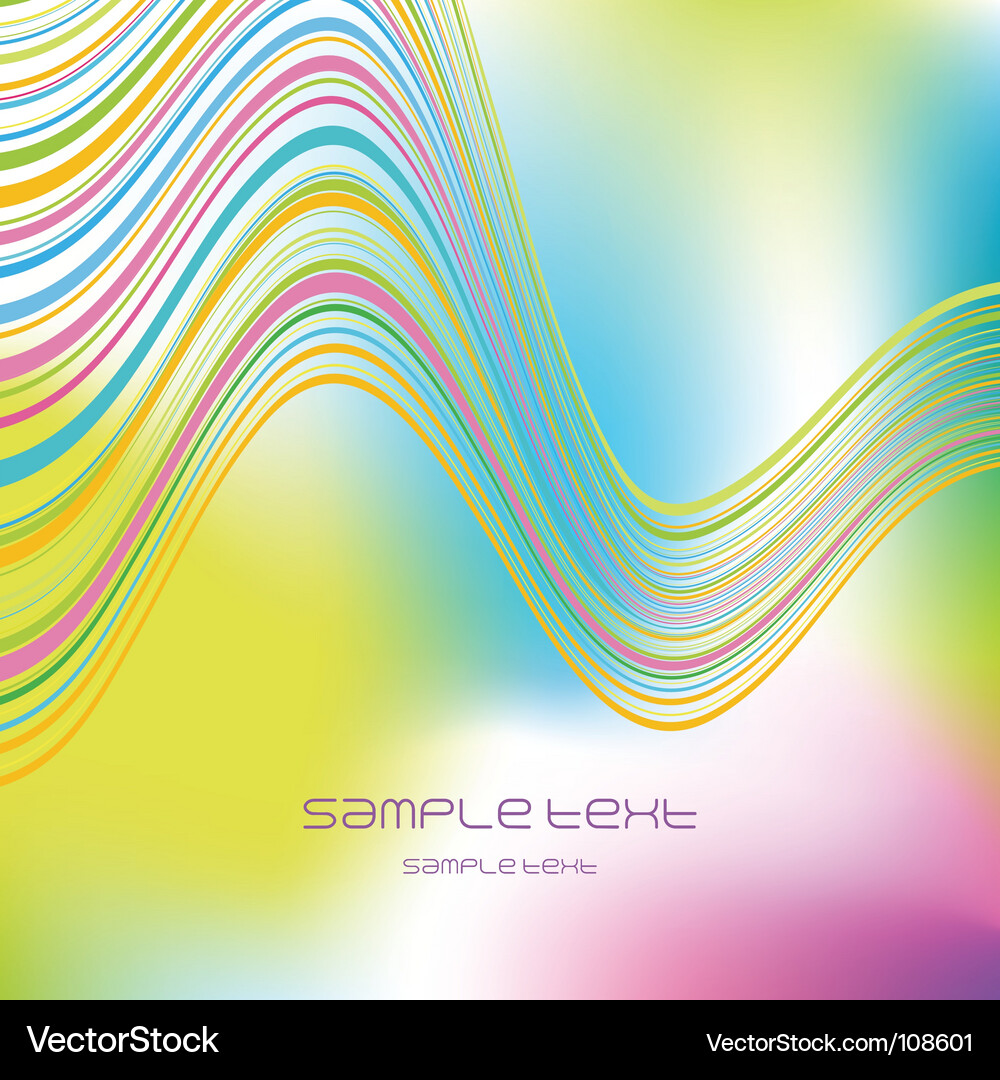 Abstract Colorful Background Vector Image