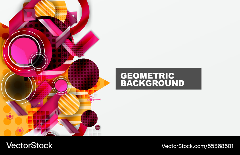 Dynamic complex geometric abstract background Dynamic complex geometric abstract background Vector Image