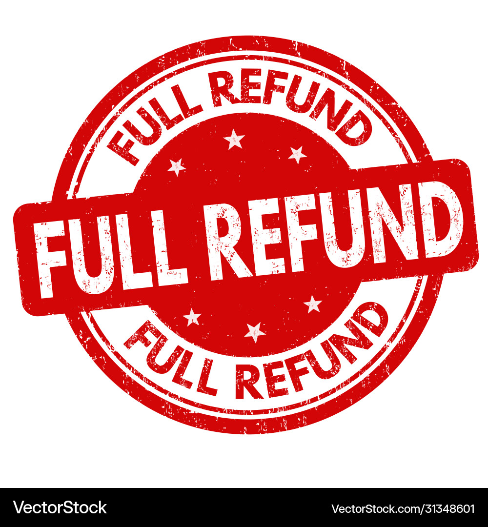 Full refund sign or stamp Full refund sign or stamp vector image