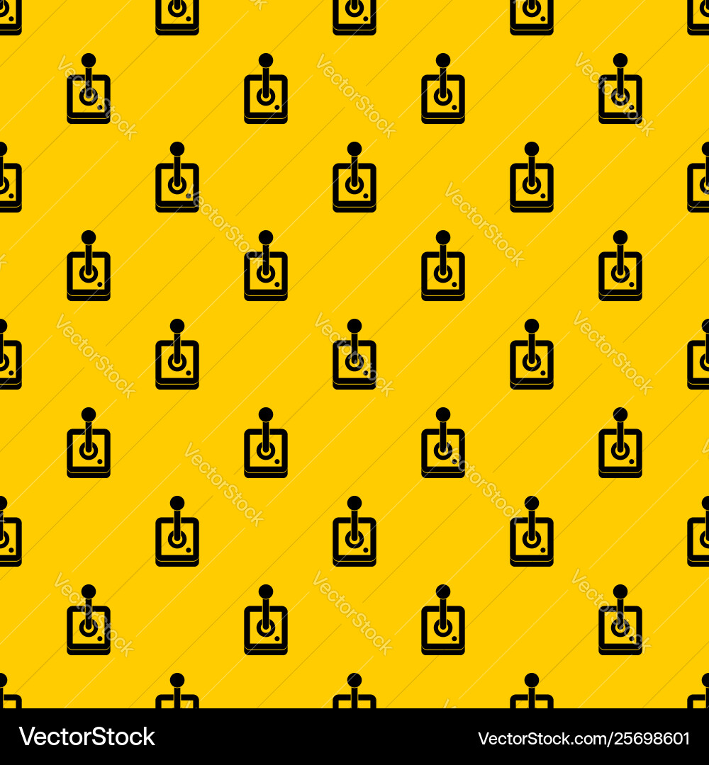 Joystick for computer games pattern Joystick for computer games pattern vector image