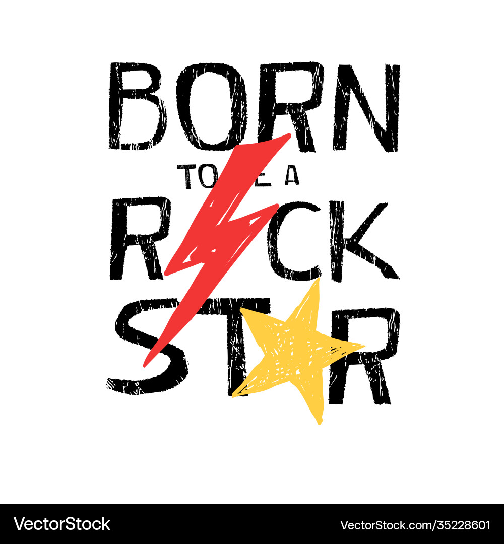 Lightning Slogans Print vector image