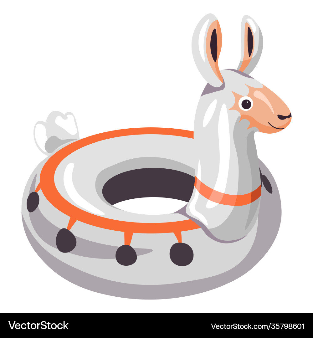 Llama Inflatable Float vector image