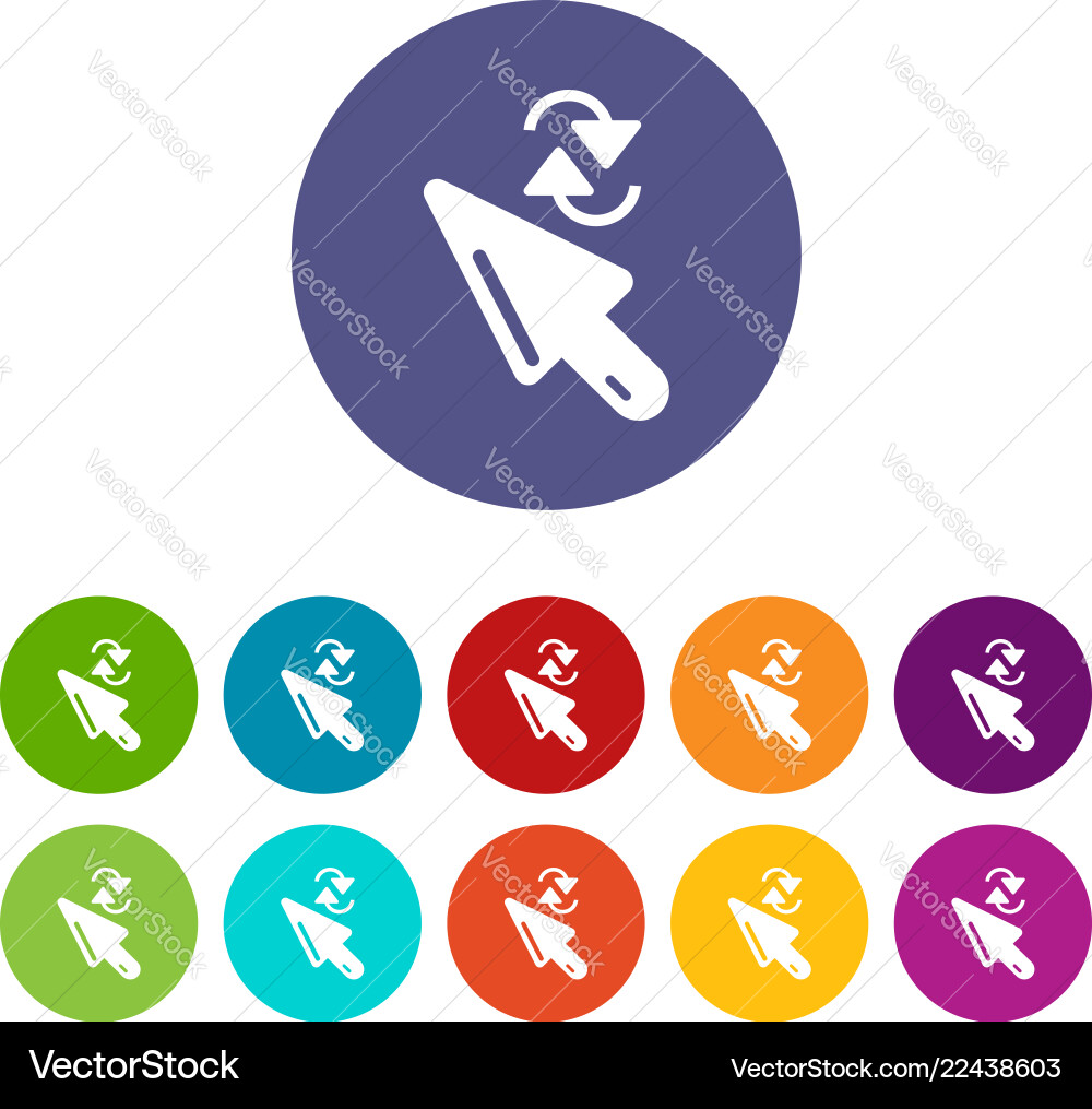 Cursor element icon simple black style Cursor element icon simple black style Vector Image