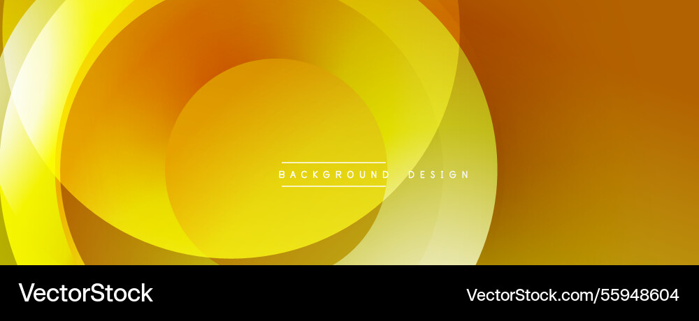 Background design with overlapping circular Vector Image