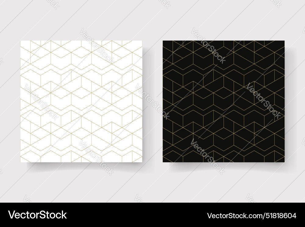 Modern abstract pattern design with geometric vector image