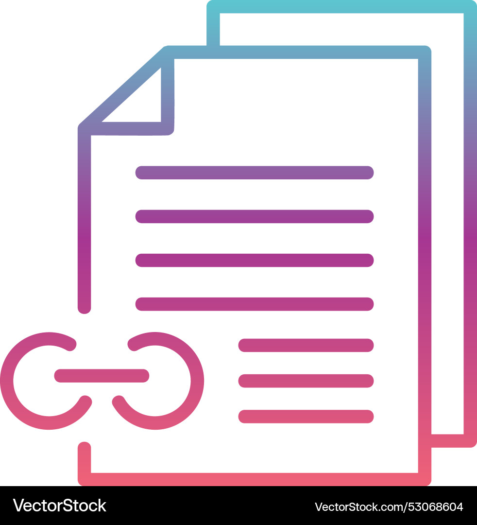 Relation line gradient design Vector Image