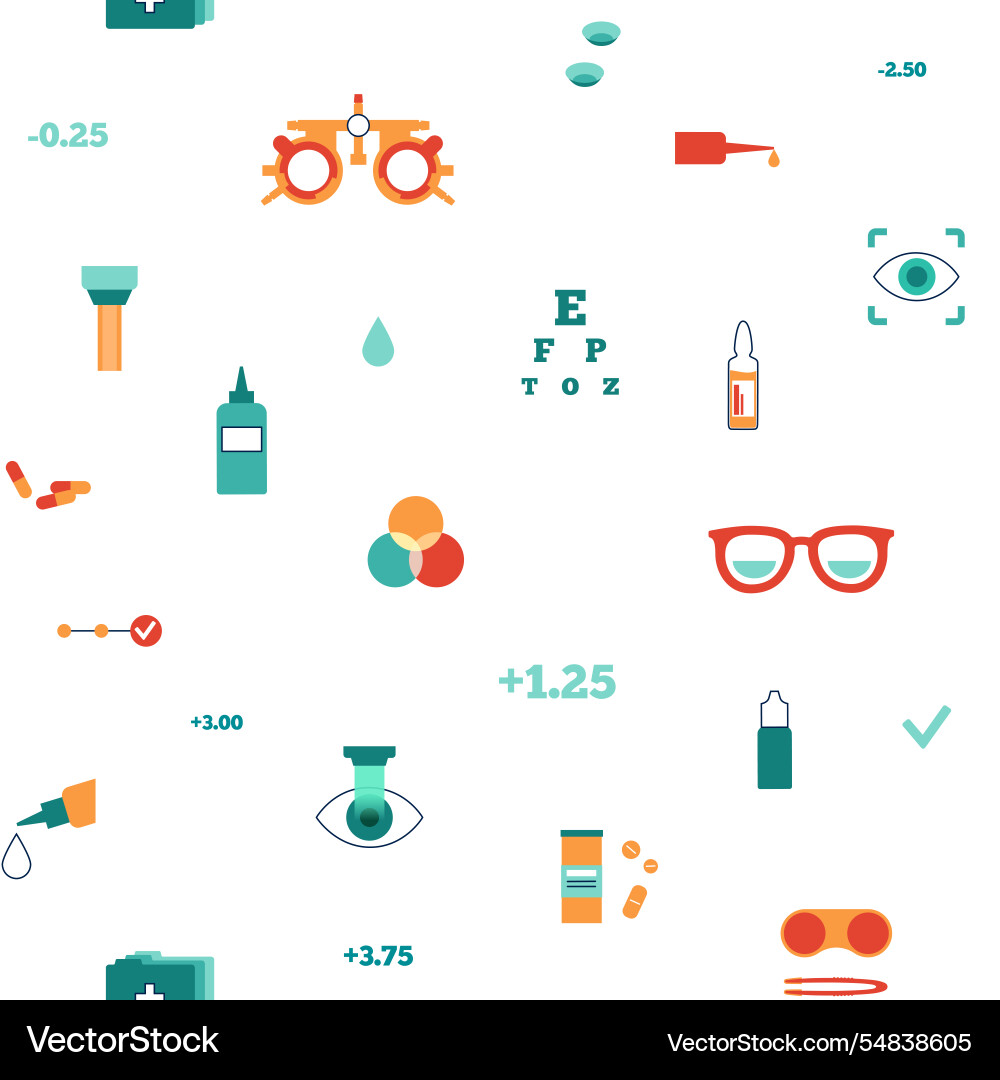 Eyesight examination pattern Eyesight examination pattern vector image