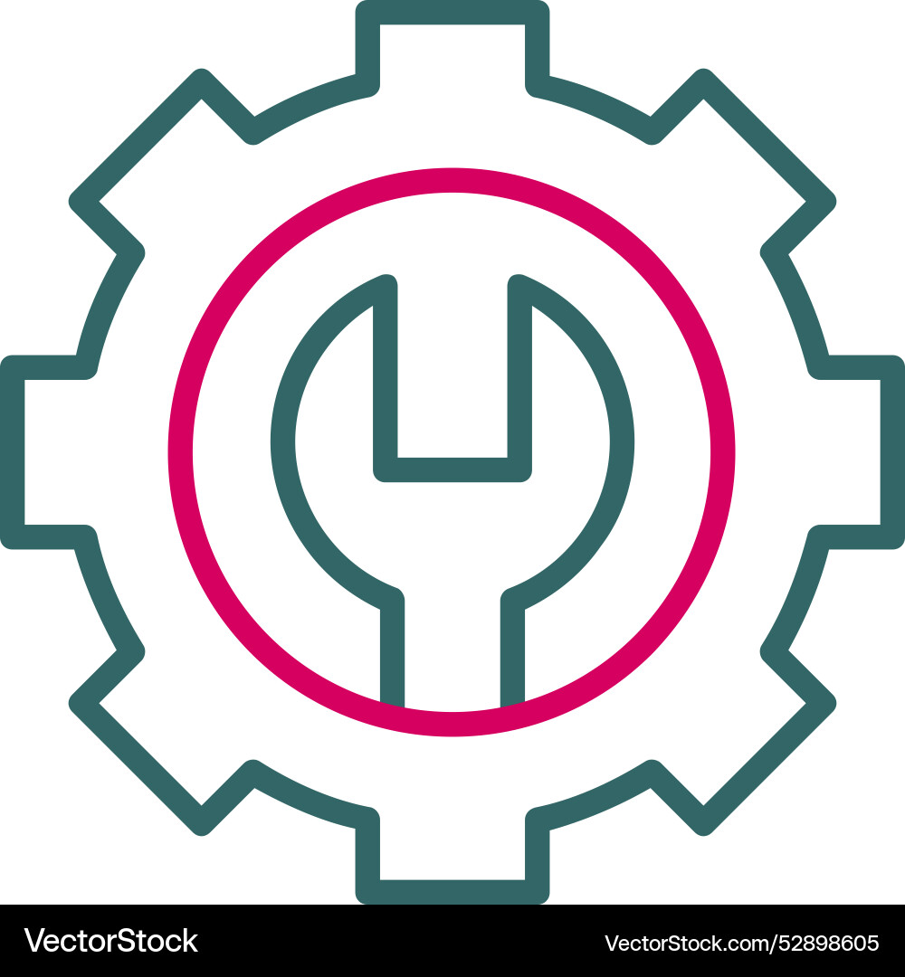 Setting icon design vector image