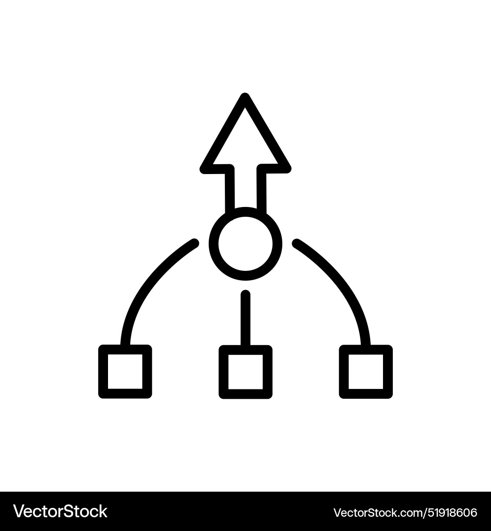 Consoidation icon Royalty Free Vector Image - VectorStock