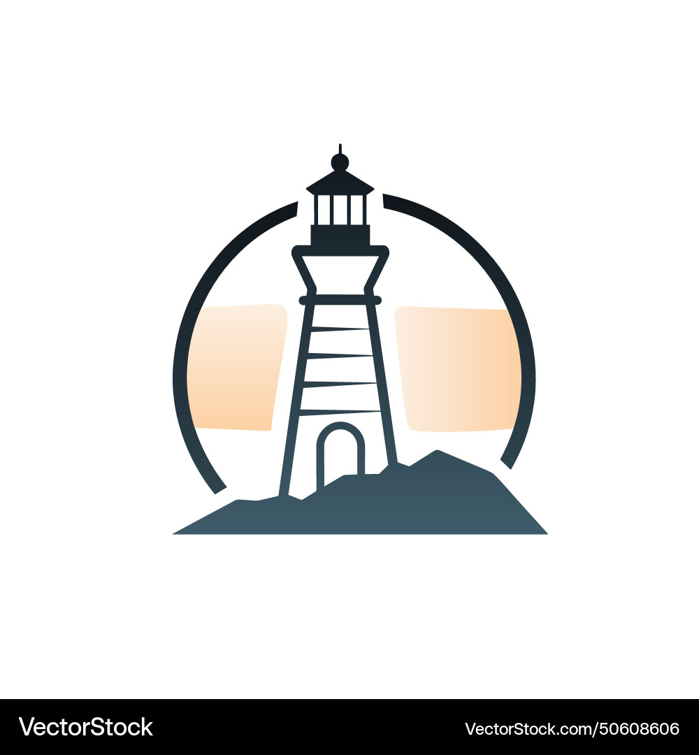 Navigation software filled gradient logo Navigation software filled gradient logo vector image