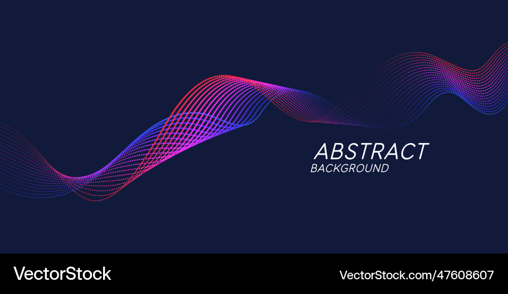 Abstract background with dynamic waves Abstract background with dynamic waves vector image