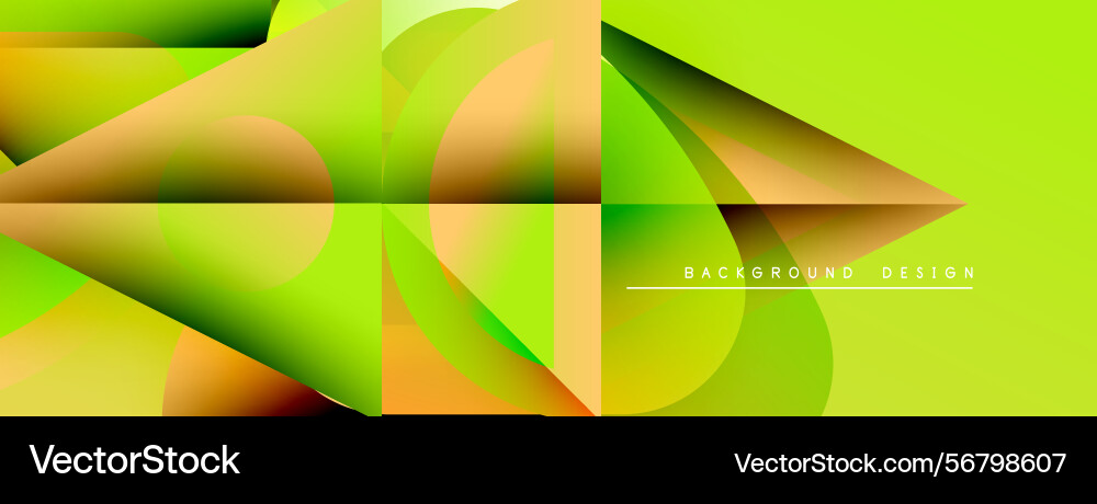 Abstract geometric shapes overlap creating Abstract geometric shapes overlap creating vector image
