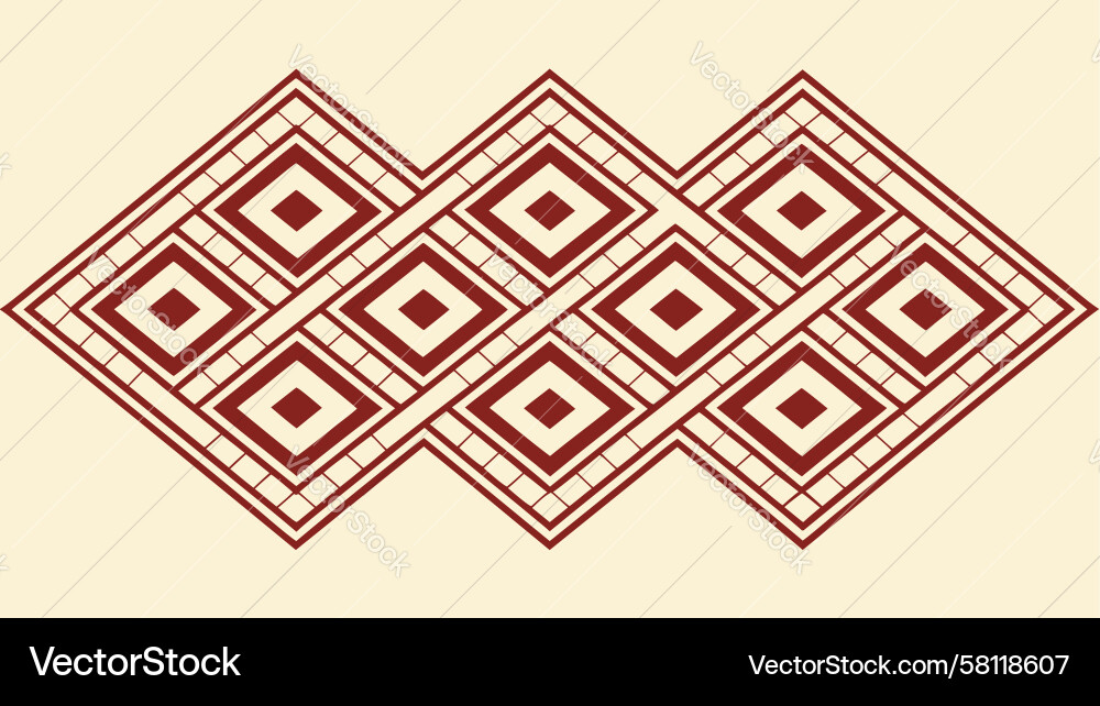 Diamond Geometric Pattern - Abstract Royalty Free Vector