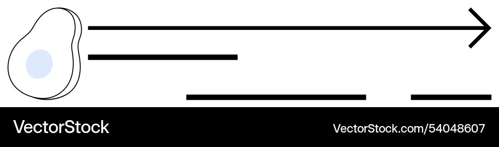 Simple flowchart with arrow indicating direction Simple flowchart with arrow indicating direction vector image