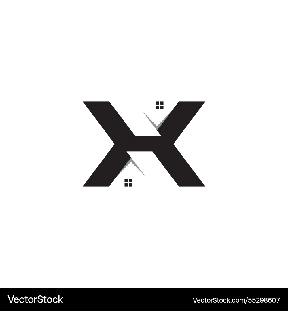 Small square elements and sharp angles Vector Image