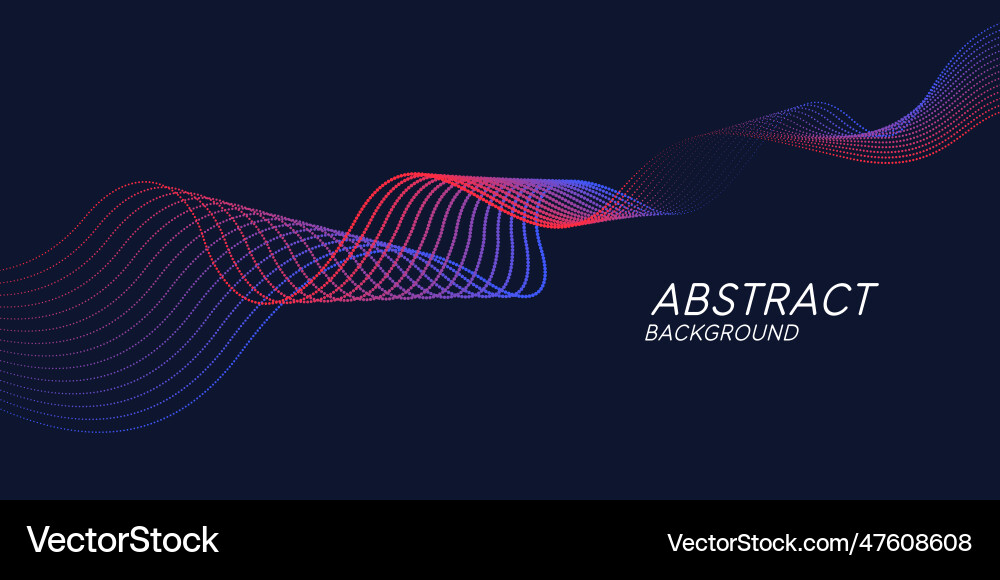 Abstract background with dynamic waves Abstract background with dynamic waves Vector Image