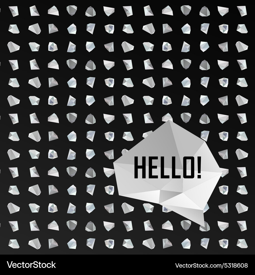 Abstract modern background with polygons design Vector Image